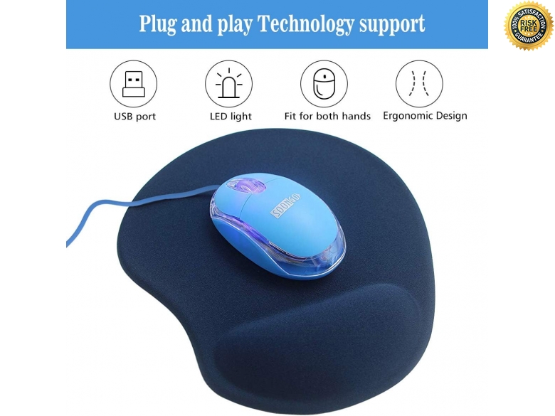 CYD C309 RGB Gaming-Maus – Kabellos, Mit 6 DPI-Stufen, Unter 40 Euro