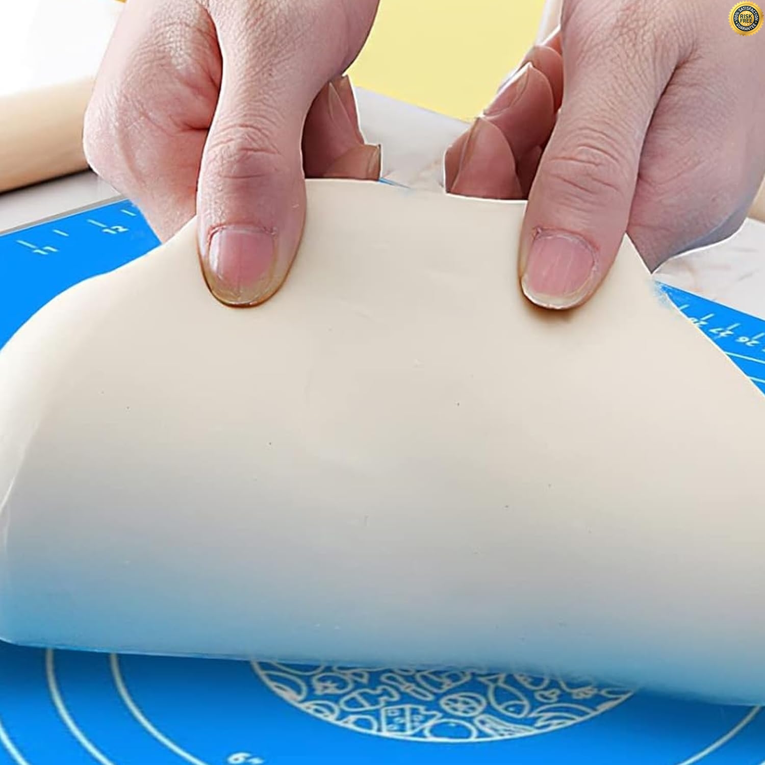 Fondant Glätter Set 2-teilig - Torten Glätter Werkzeug Für Kuchen Dekoration 14,5x8,5 Cm